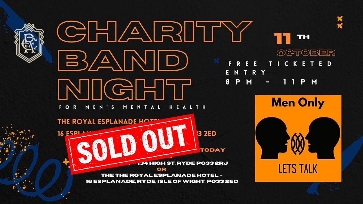 \ud83c\udfb6 Band Night in Aid of Men\u2019s Mental Health \ud83c\udfb6 