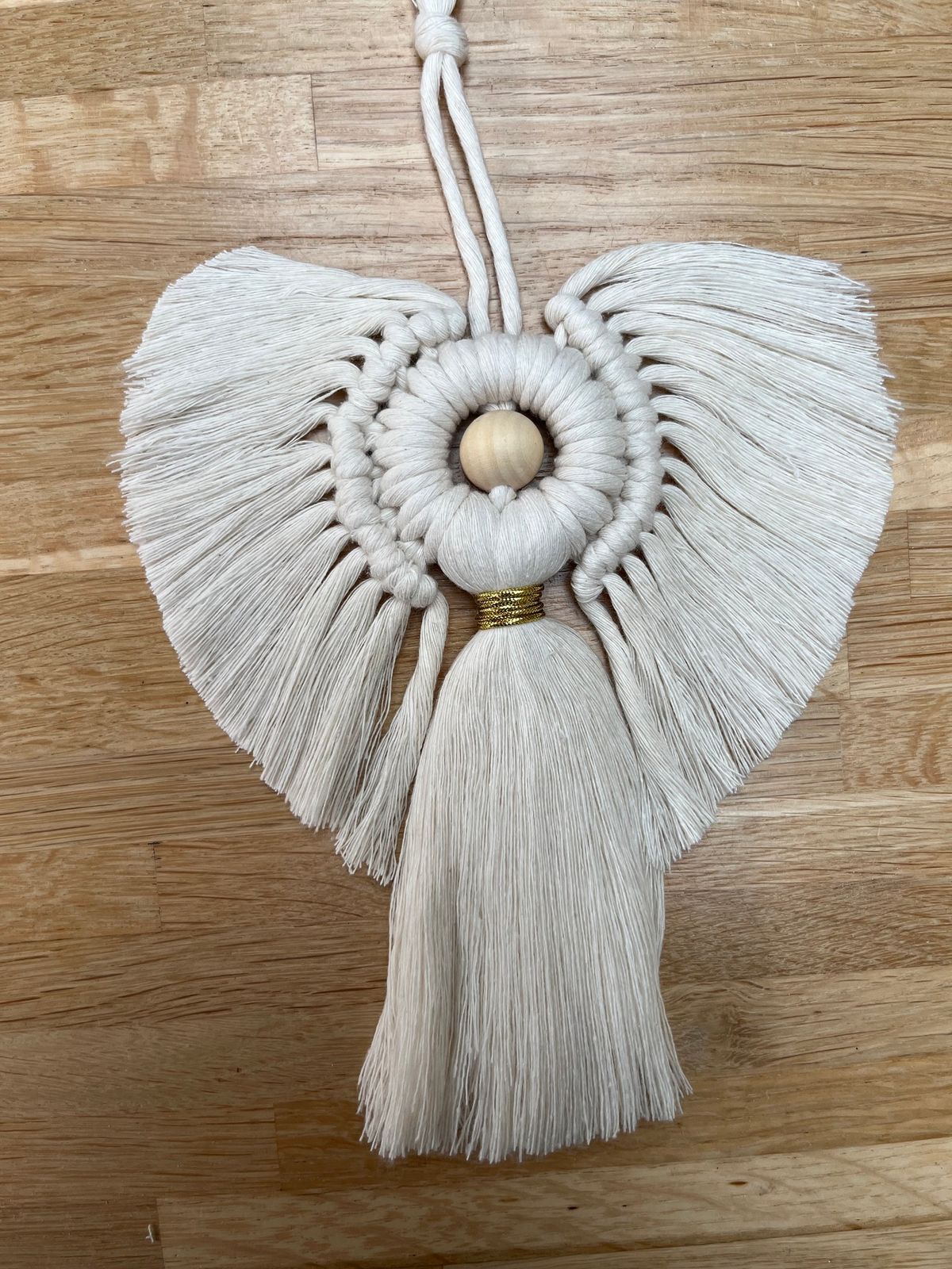 Macrame angel