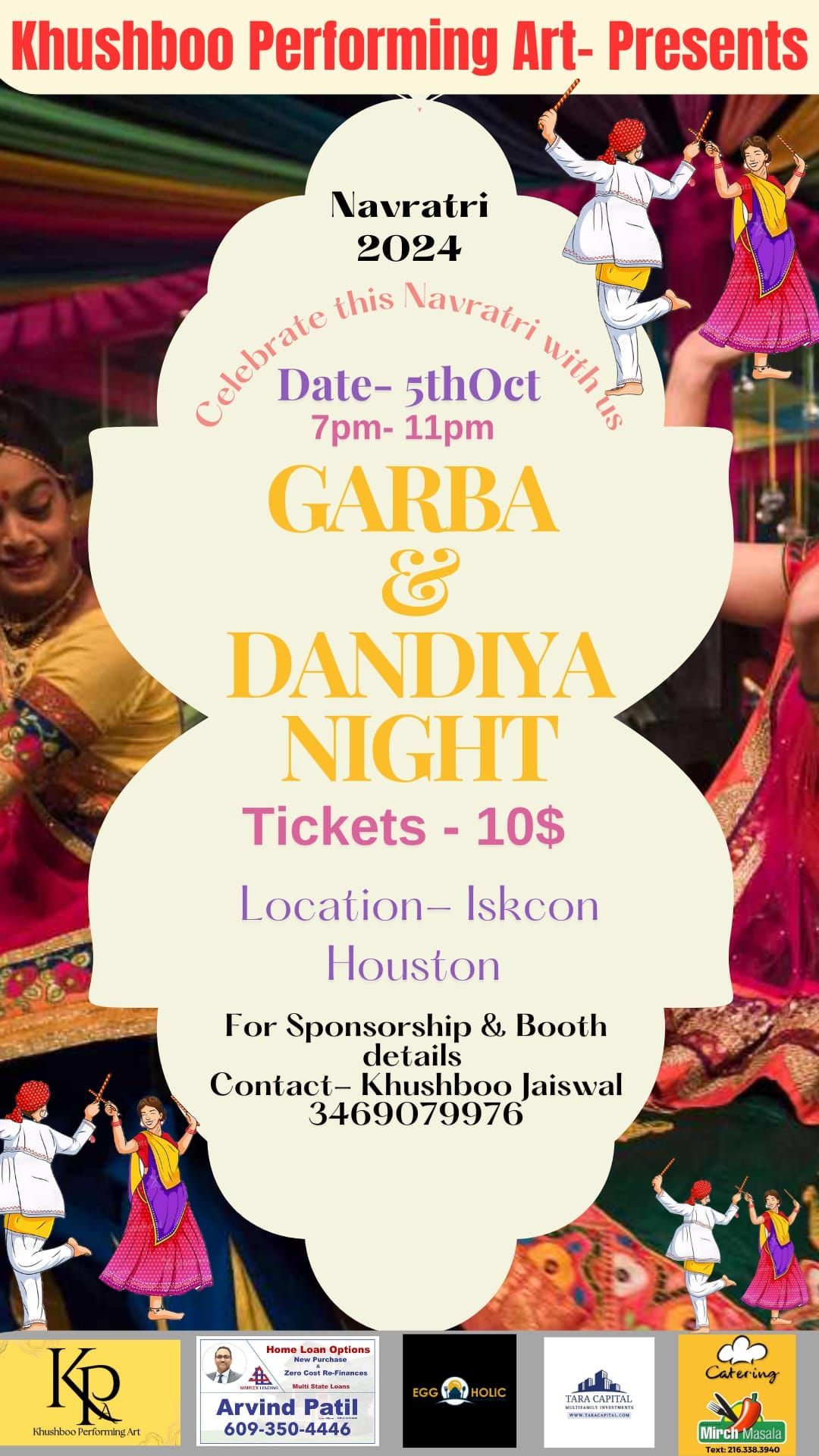 Garba & Dandiya Night at Iskcon