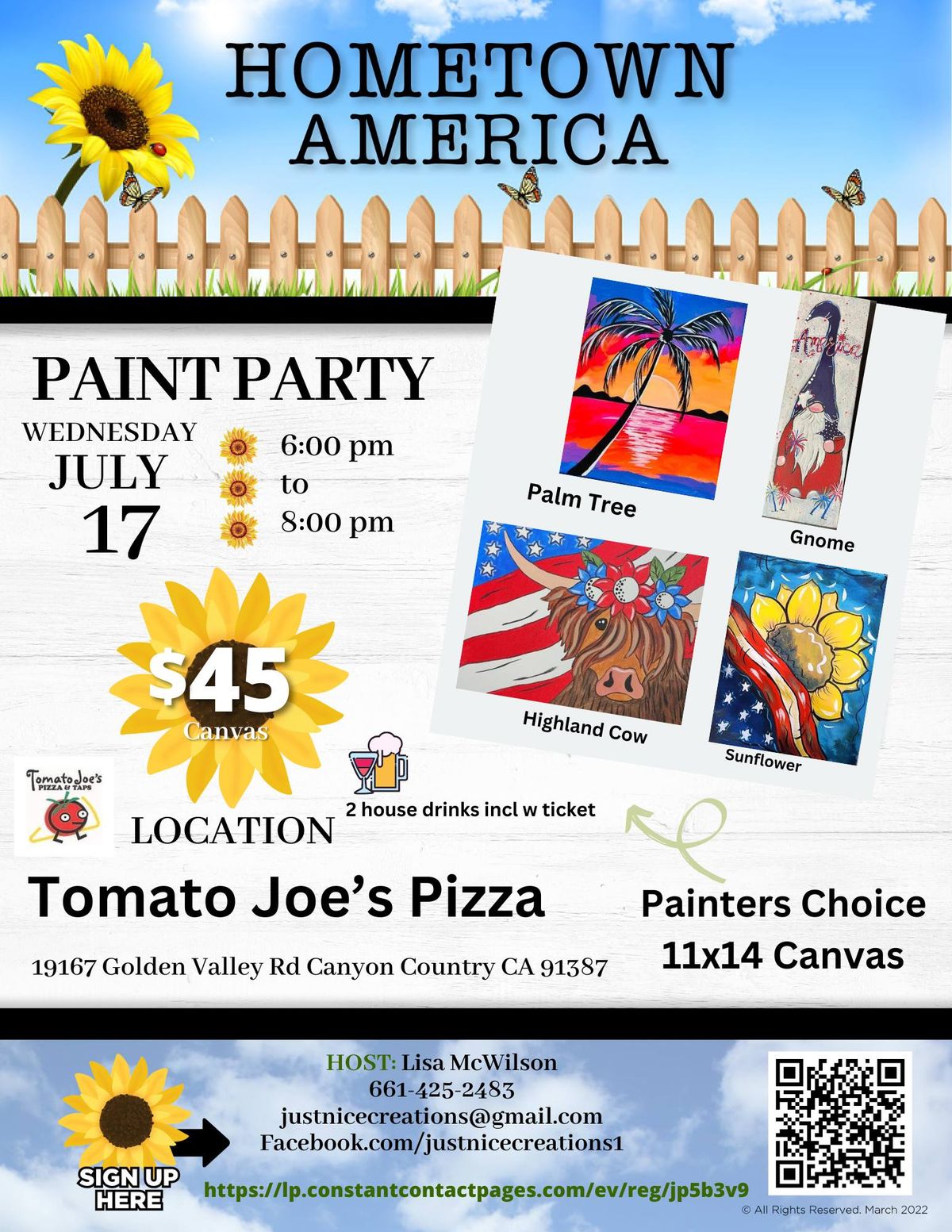 New Paint Party at Tomato Joe's