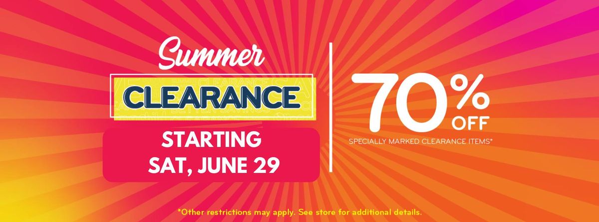 70% Off Clearance 