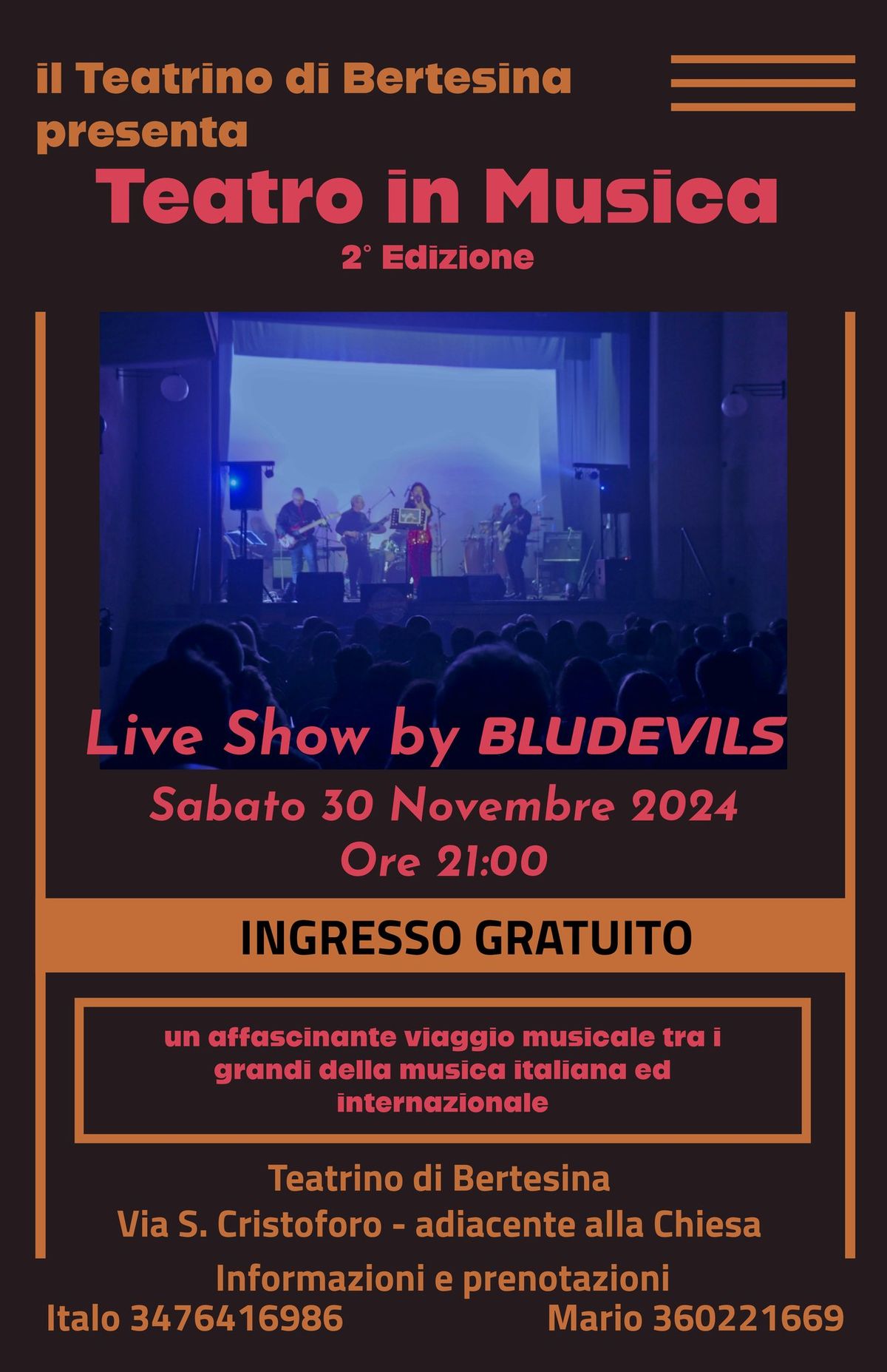 Teatro in Musica coi BLUDEVILS - 2\u00b0 Edizione