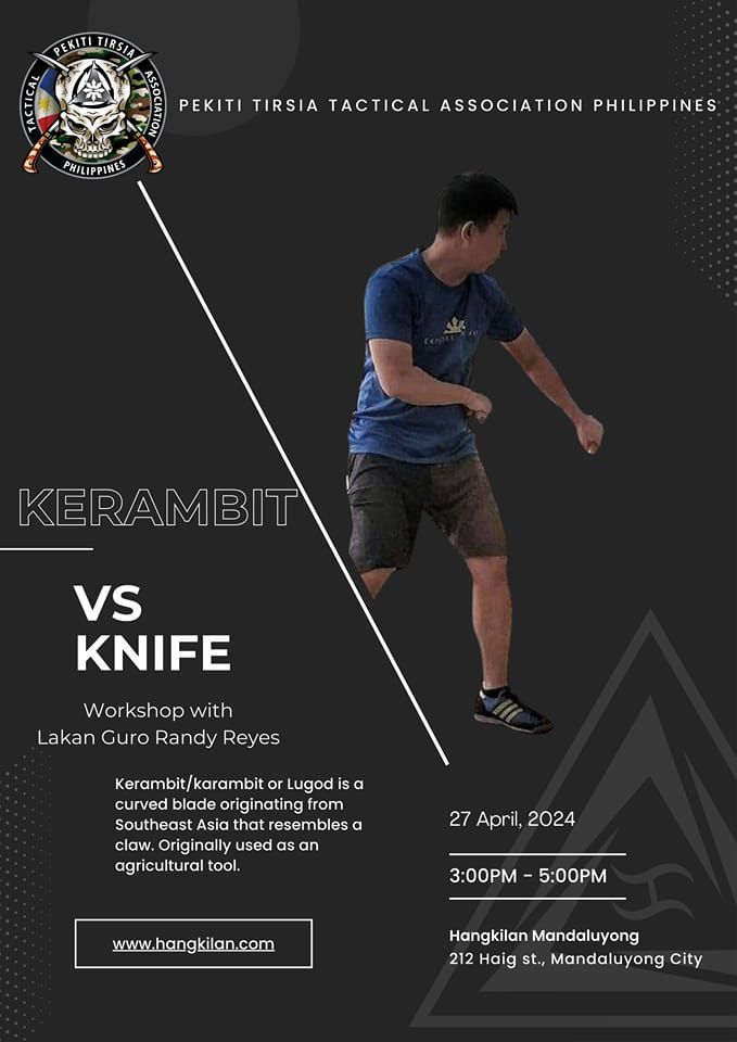 Kerambit vs Knife: A Workshop with Lakan Guro Randy Reyes