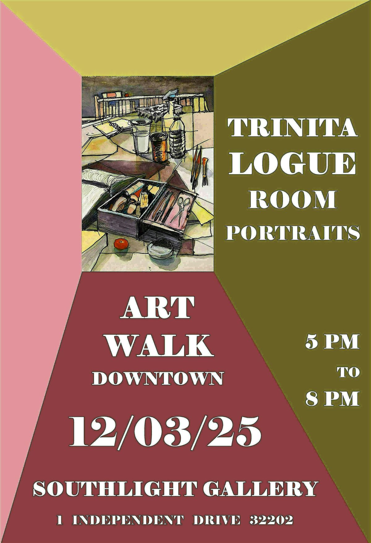 December Art Walk at Southlight Gallery - Trinita Logue