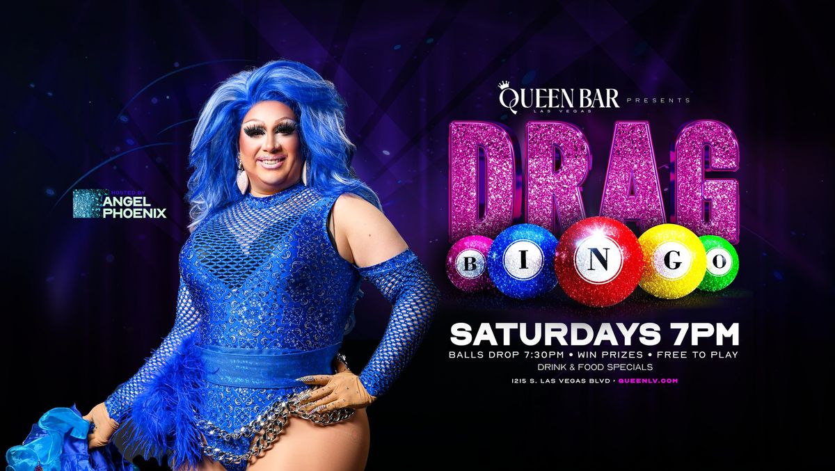 DRAG BINGO @QueenBar Every Saturday 7pm Free to Play!