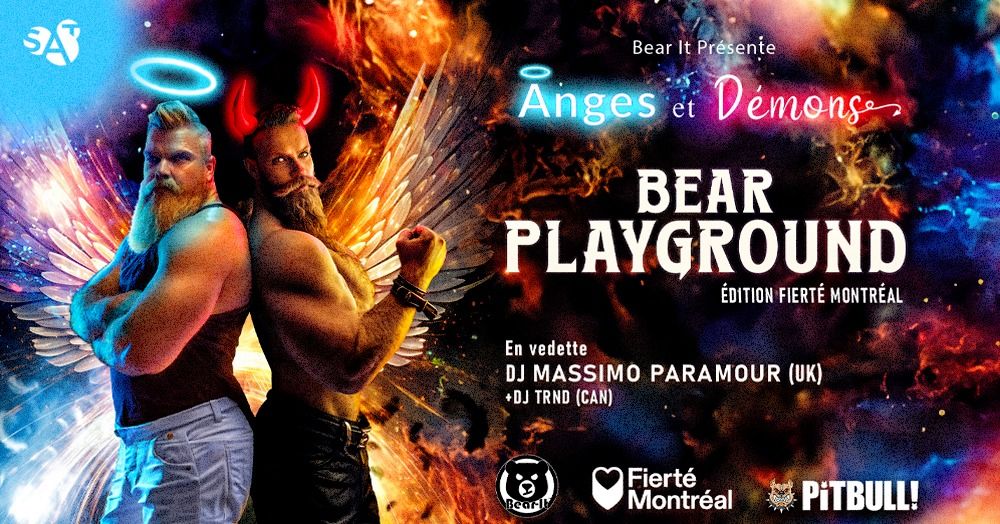 Anges et D\u00e9mons : Bear Playground \u00c9dition Fiert\u00e9 Montr\u00e9al