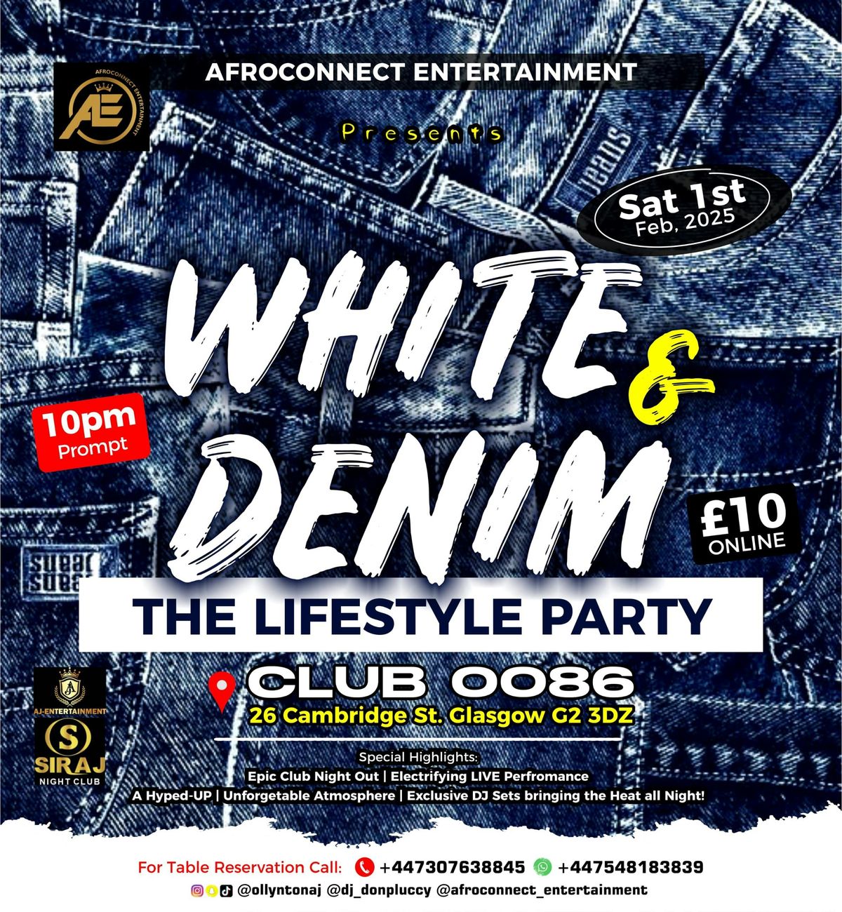 WHITE &amp; DENIM (THE LIFESTYLE PARTY)