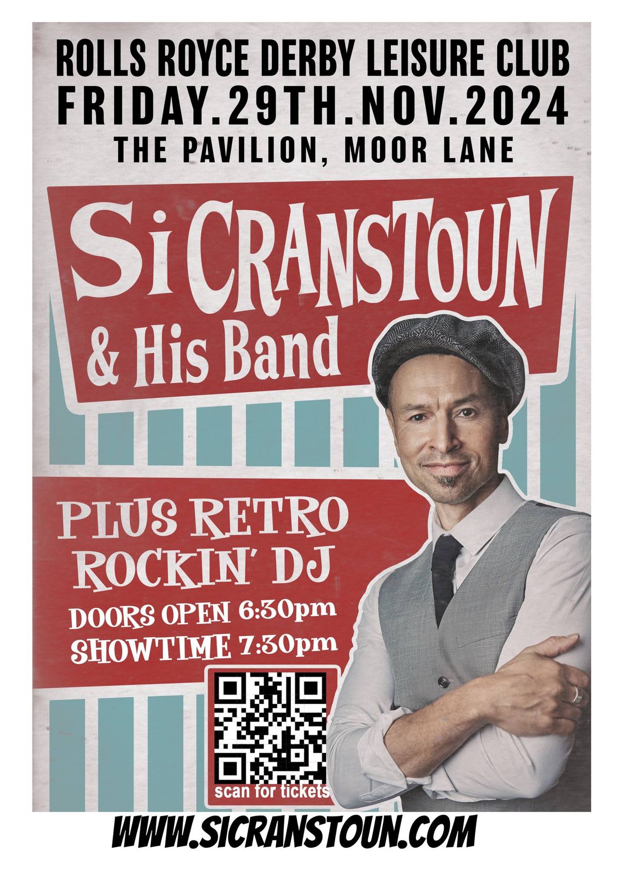 SI CRANSTOUN & HIS BAND @ Rolls Royce Derby Leisure Club