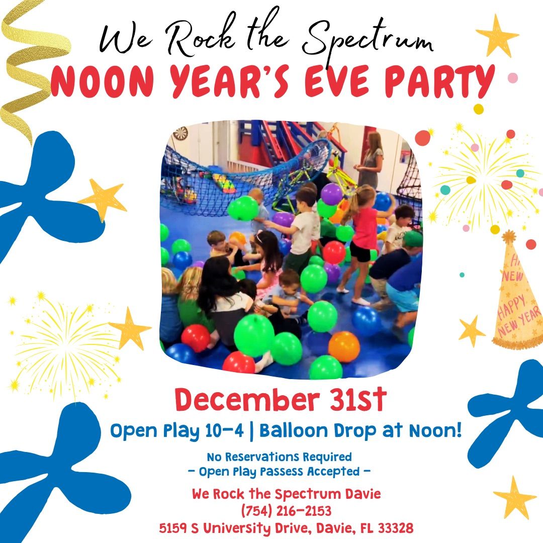 Noon Year\u2019s Eve Party