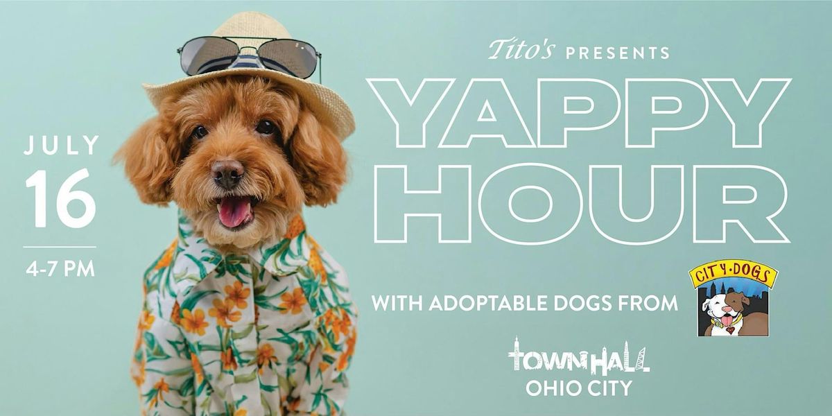 Yappy Hour with Townhall Ohio City x Titos Handmade Vodka x City Dogs!