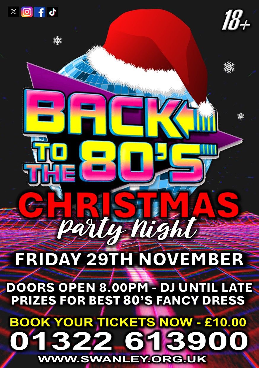 Back To The 80's Christmas Party Night