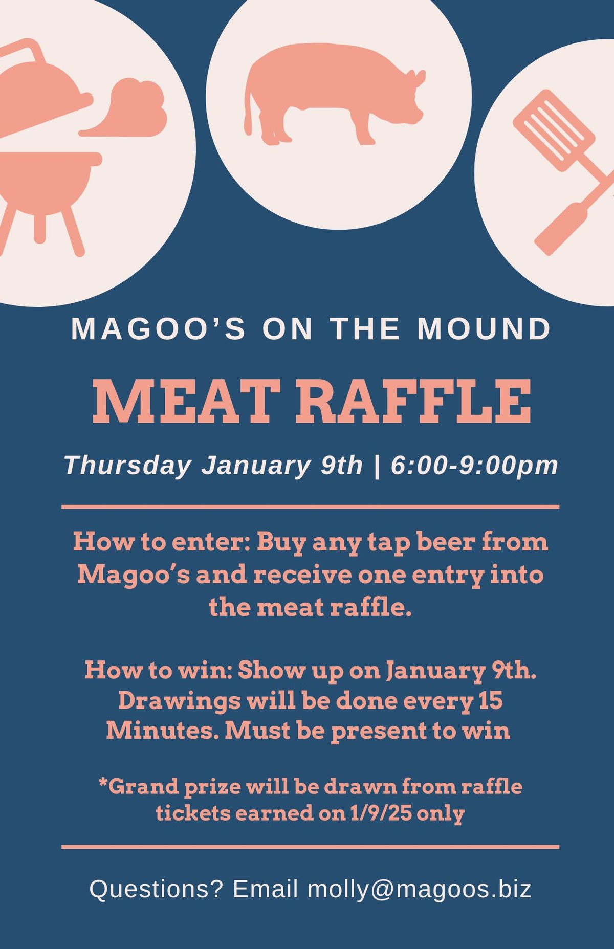 Meat Raffle @ Magoo's on the Mound