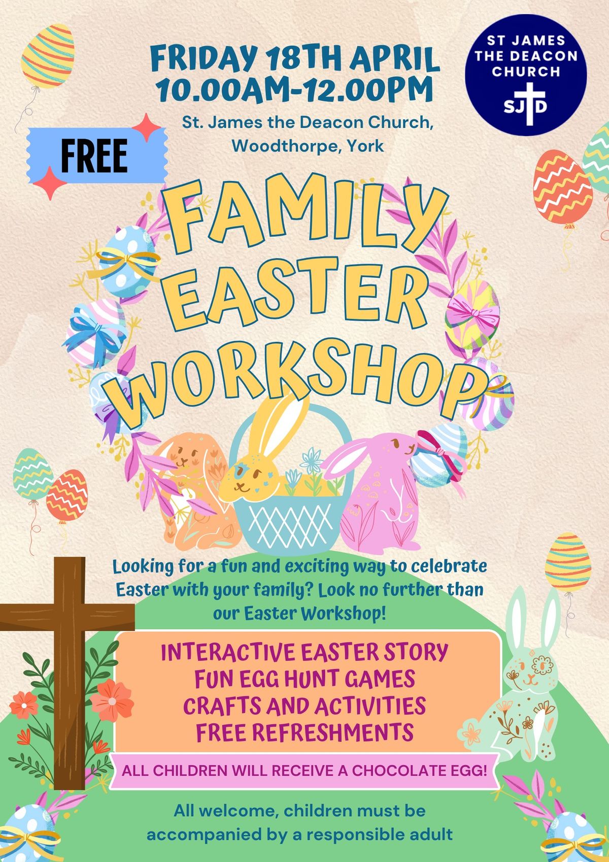 Family Easter Workshop and Egg Hunt!