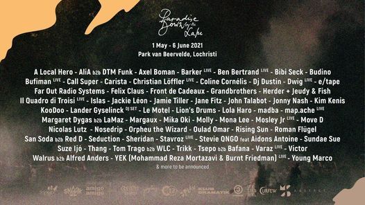 Paradise Down By The Lake L 1 July 1 August 21 Park Van Beervelde Wetteren 1 July 21