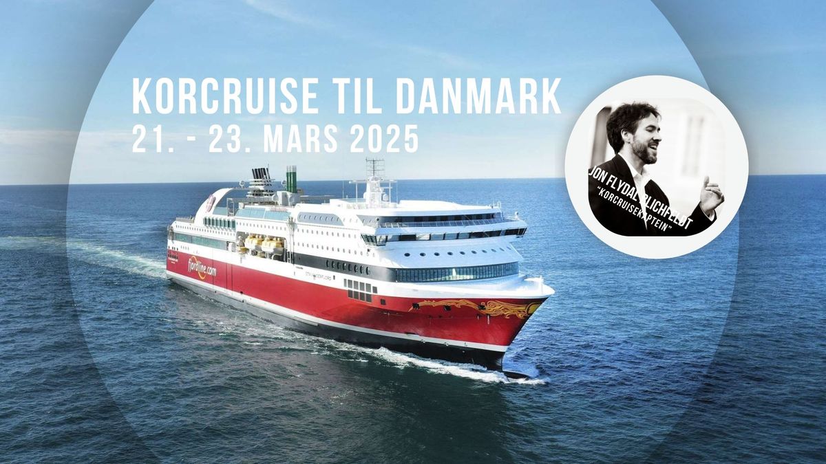 Korcruise til Danmark