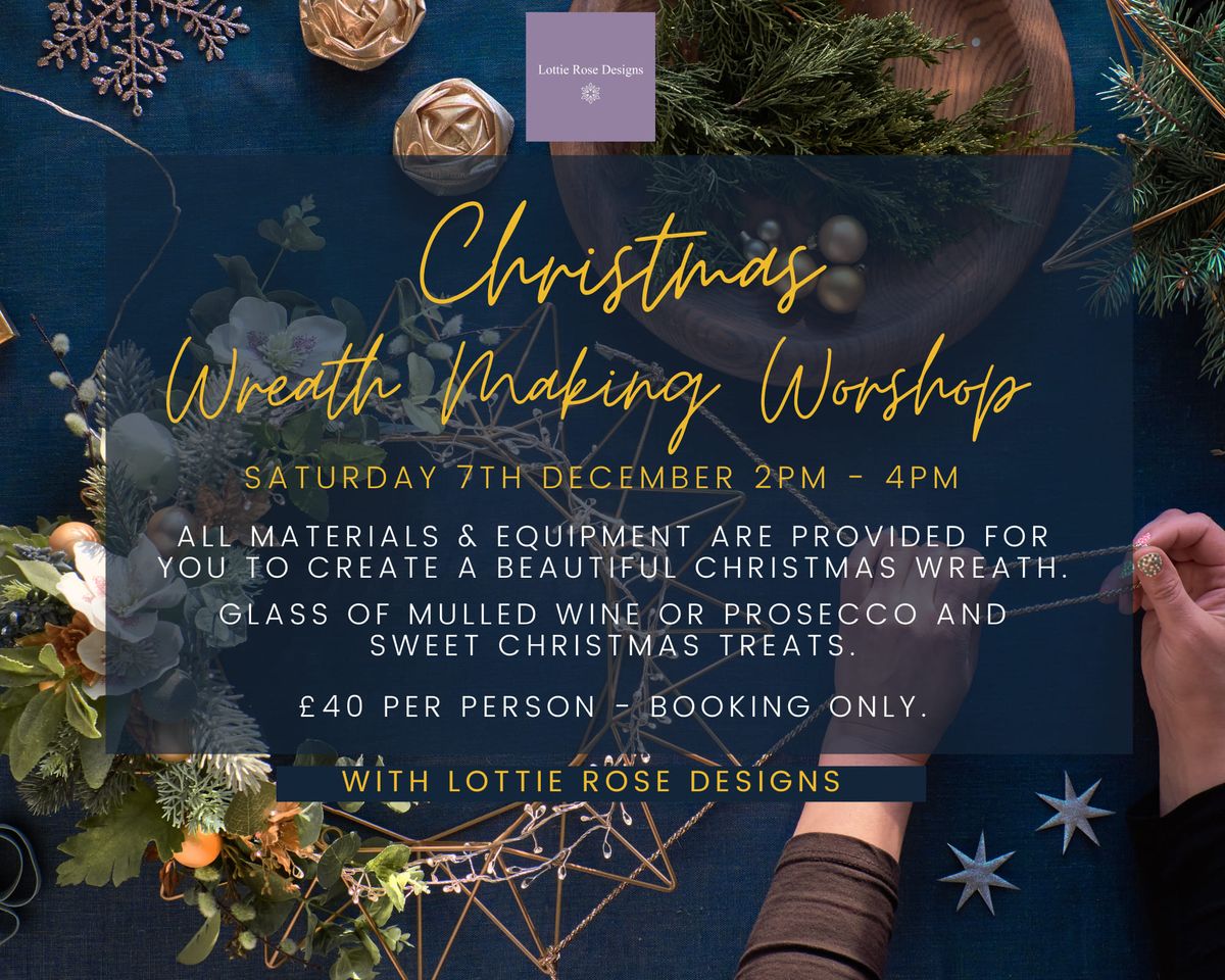 Christmas Wreath Making Workshop @ The Three Horses