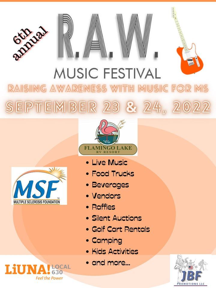 6th Annual R.A.W. Music Festival Raising Awareness With Music For MS