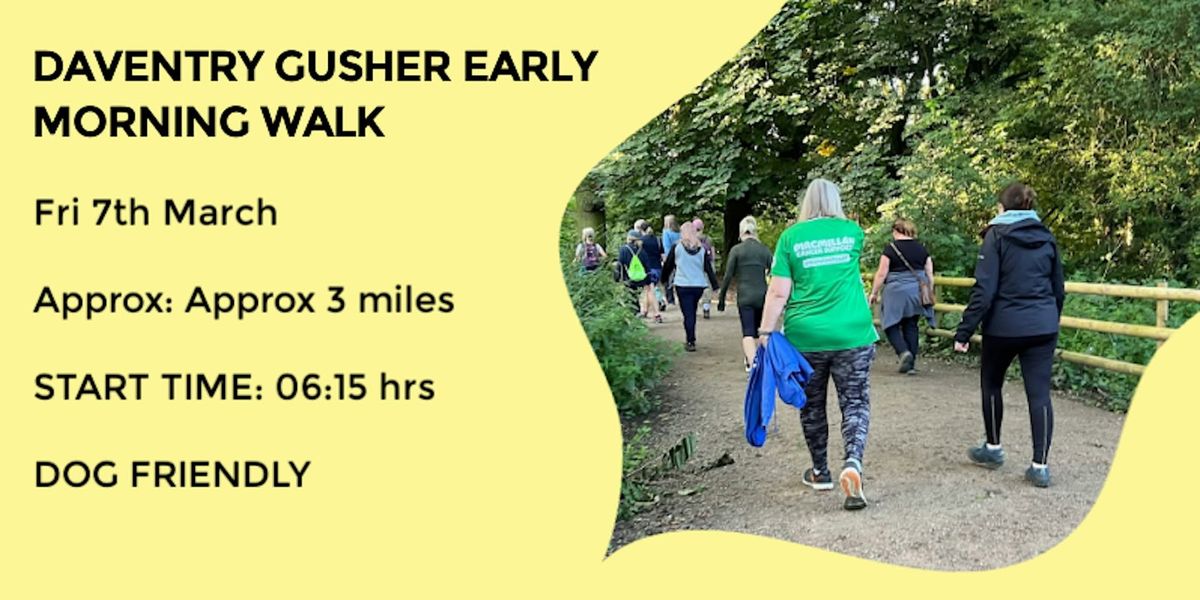 DAVENTRY GUSHER TRAIL MORNING WALK | 3 MILES | EASY| NORTHANTS