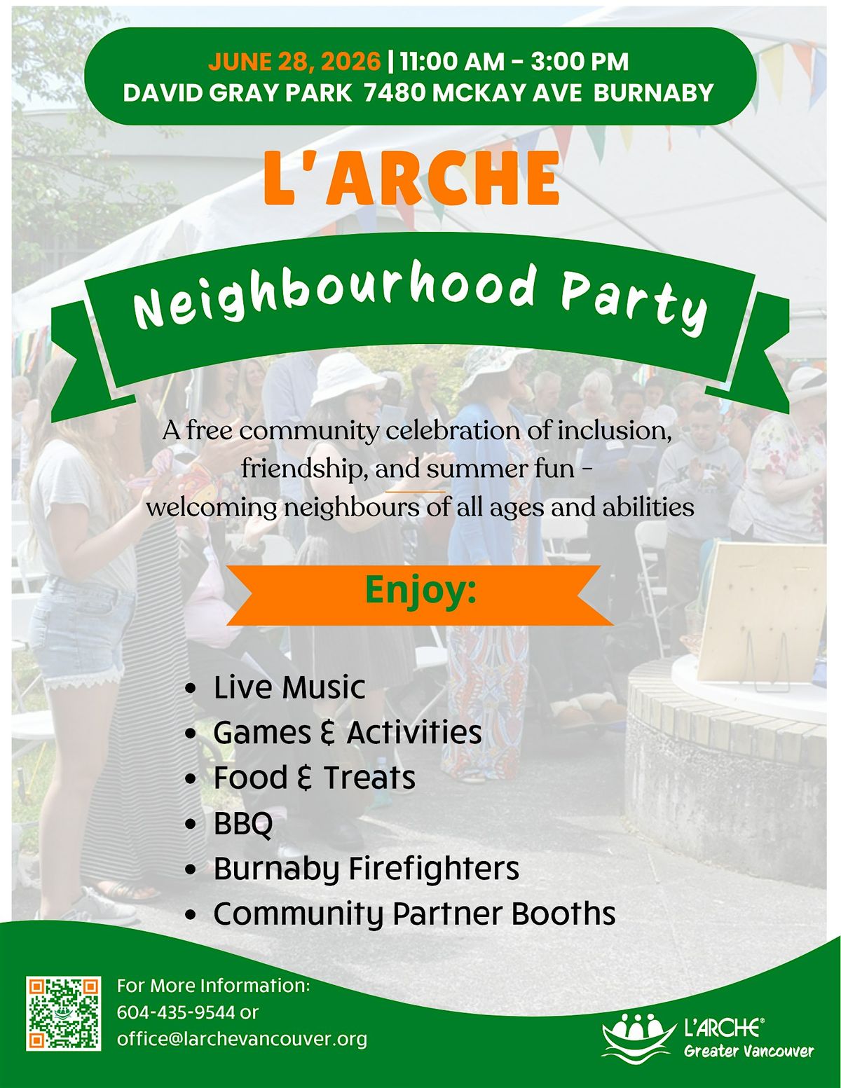 L'Arche Neighbourhood Party