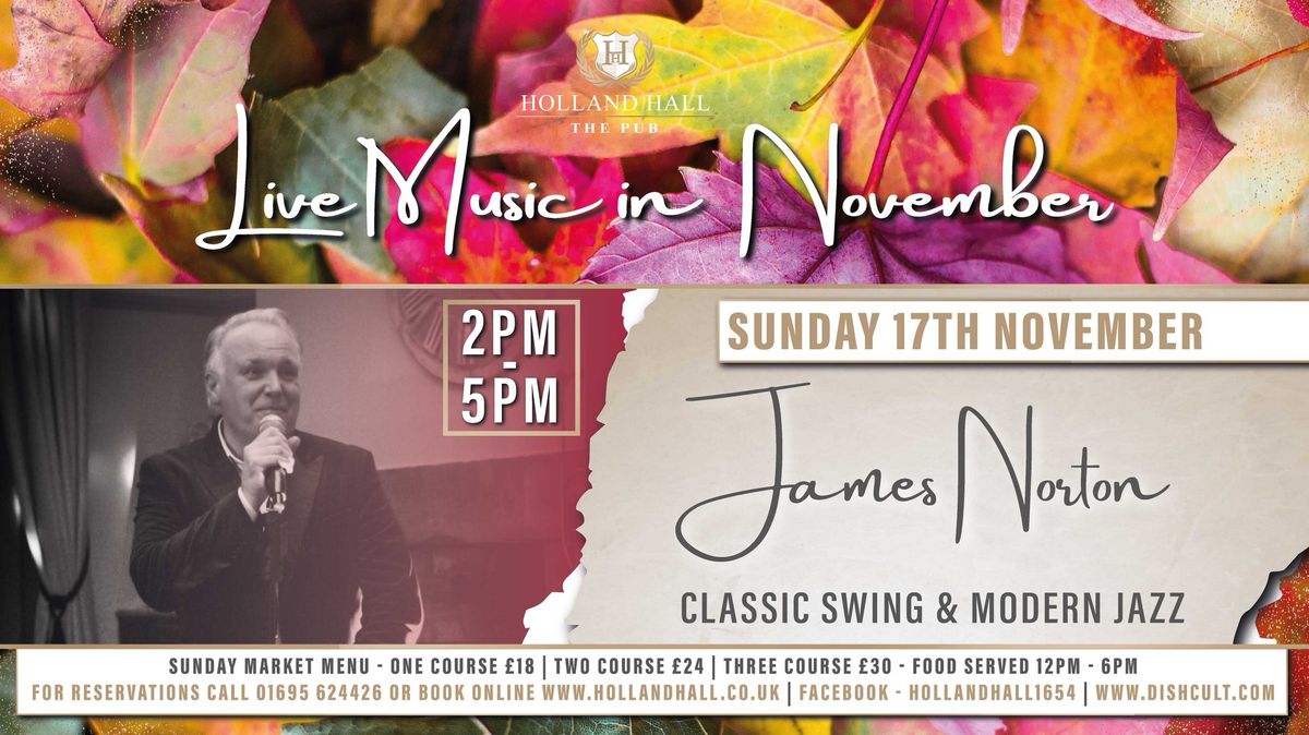 Live Music Sundays at The Pub with James Norton