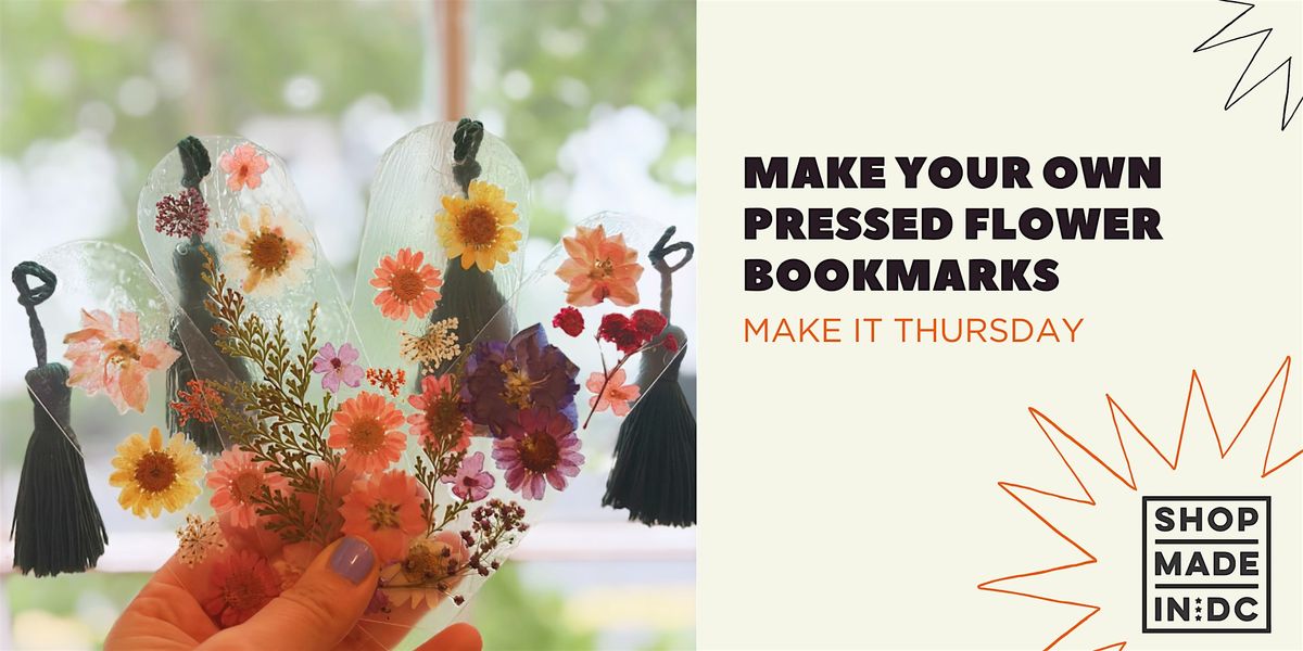 Make It Thursday: Make Your Own Pressed Flower Bookmarks