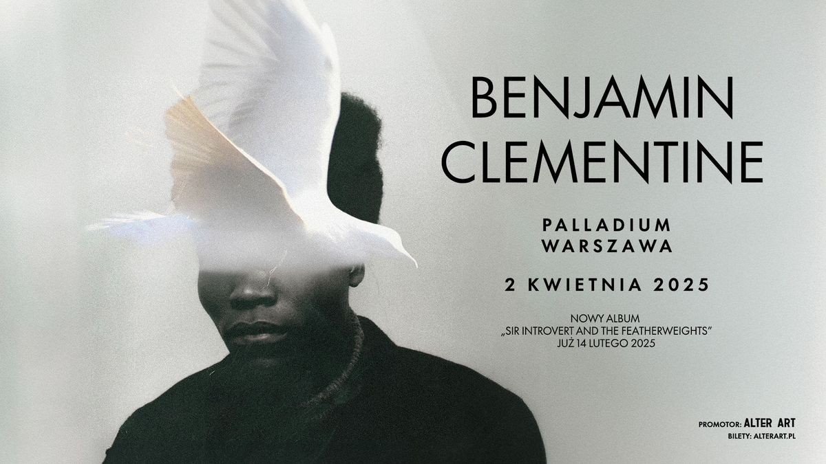 BENJAMIN CLEMENTINE | 2.04.2025 | PALLADIUM, WARSZAWA