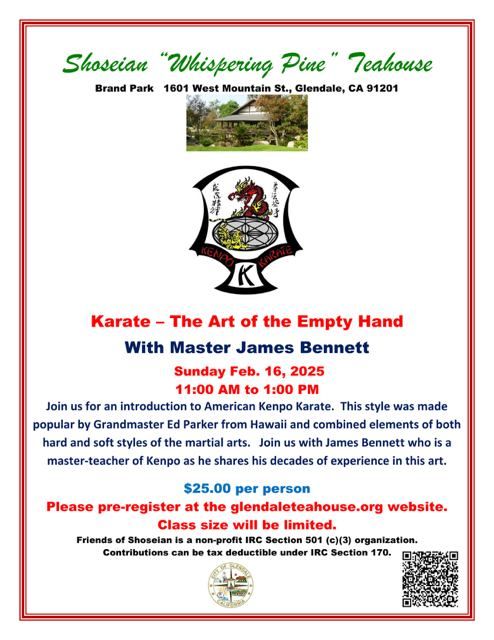 Introduction To American Kenpo Karate with Master James Bennett