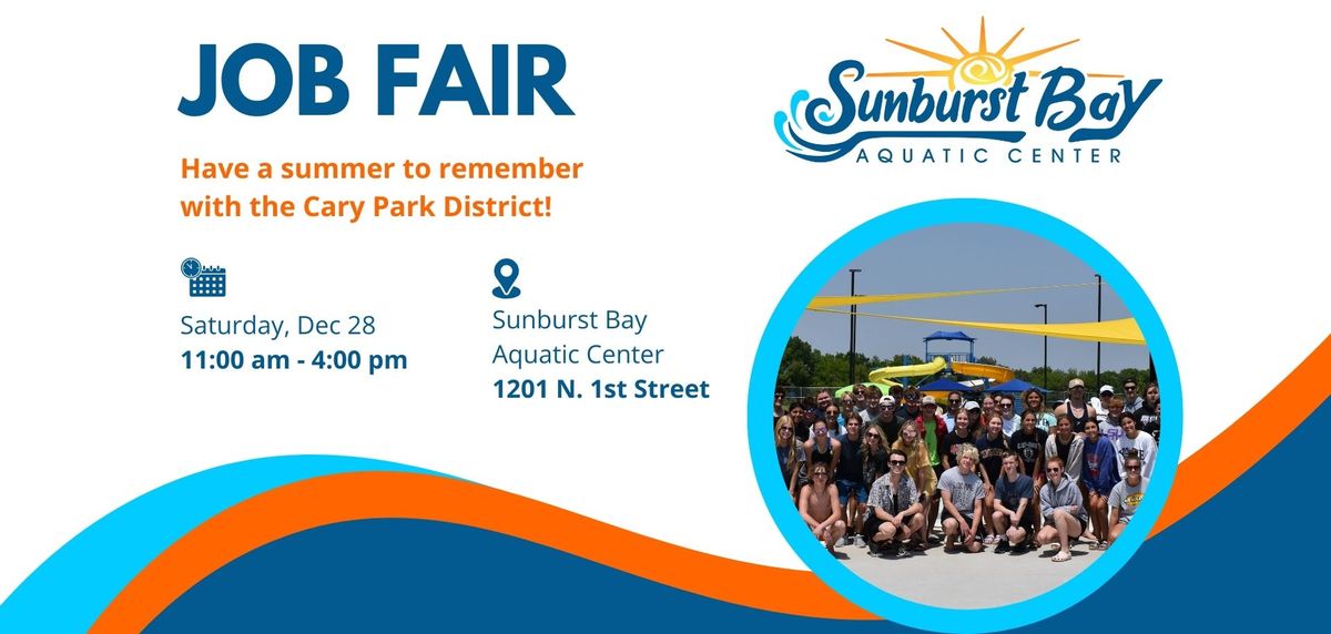 Sunburst Bay Aquatic Center Job Fair