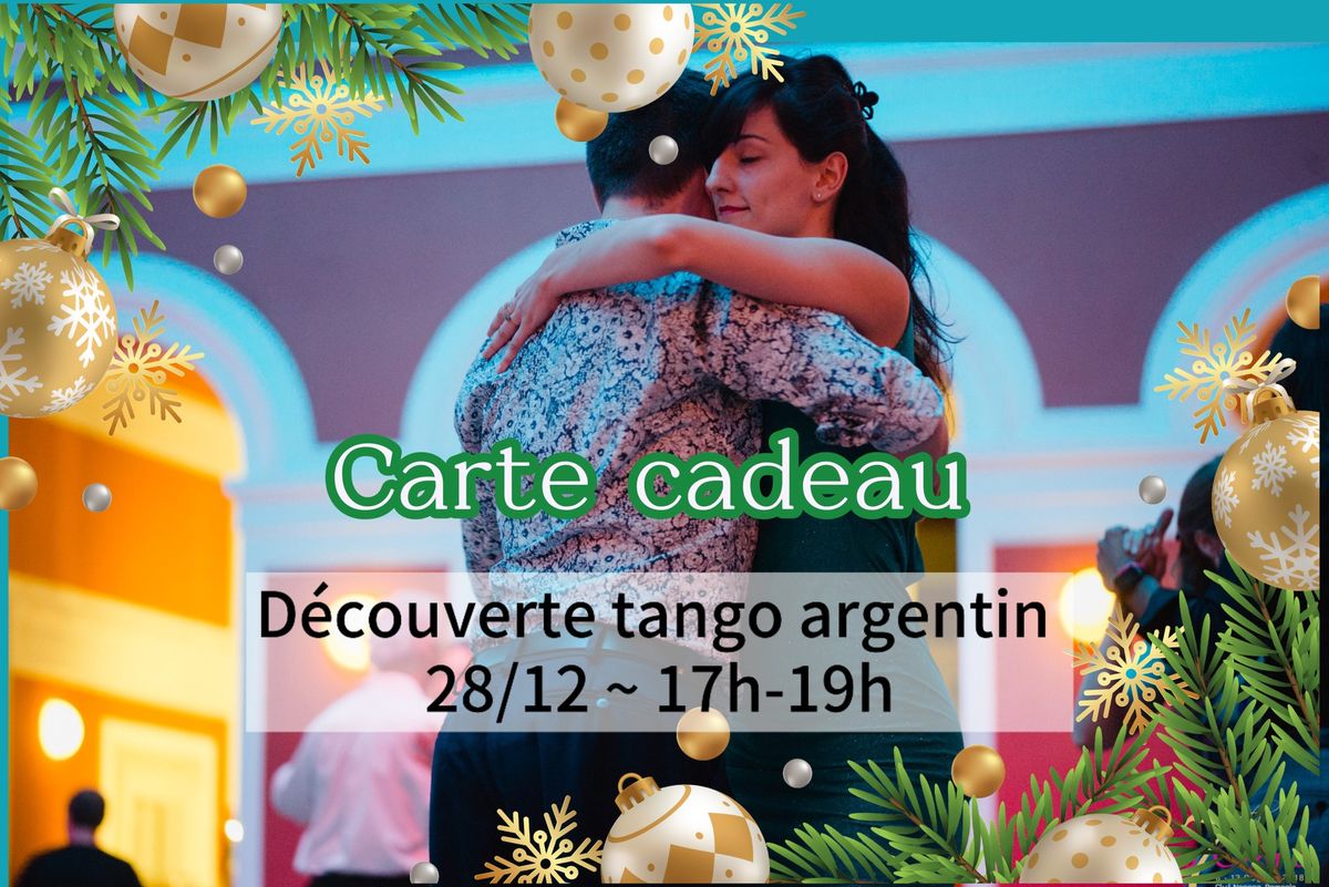 D\u00e9couverte du tango argentin