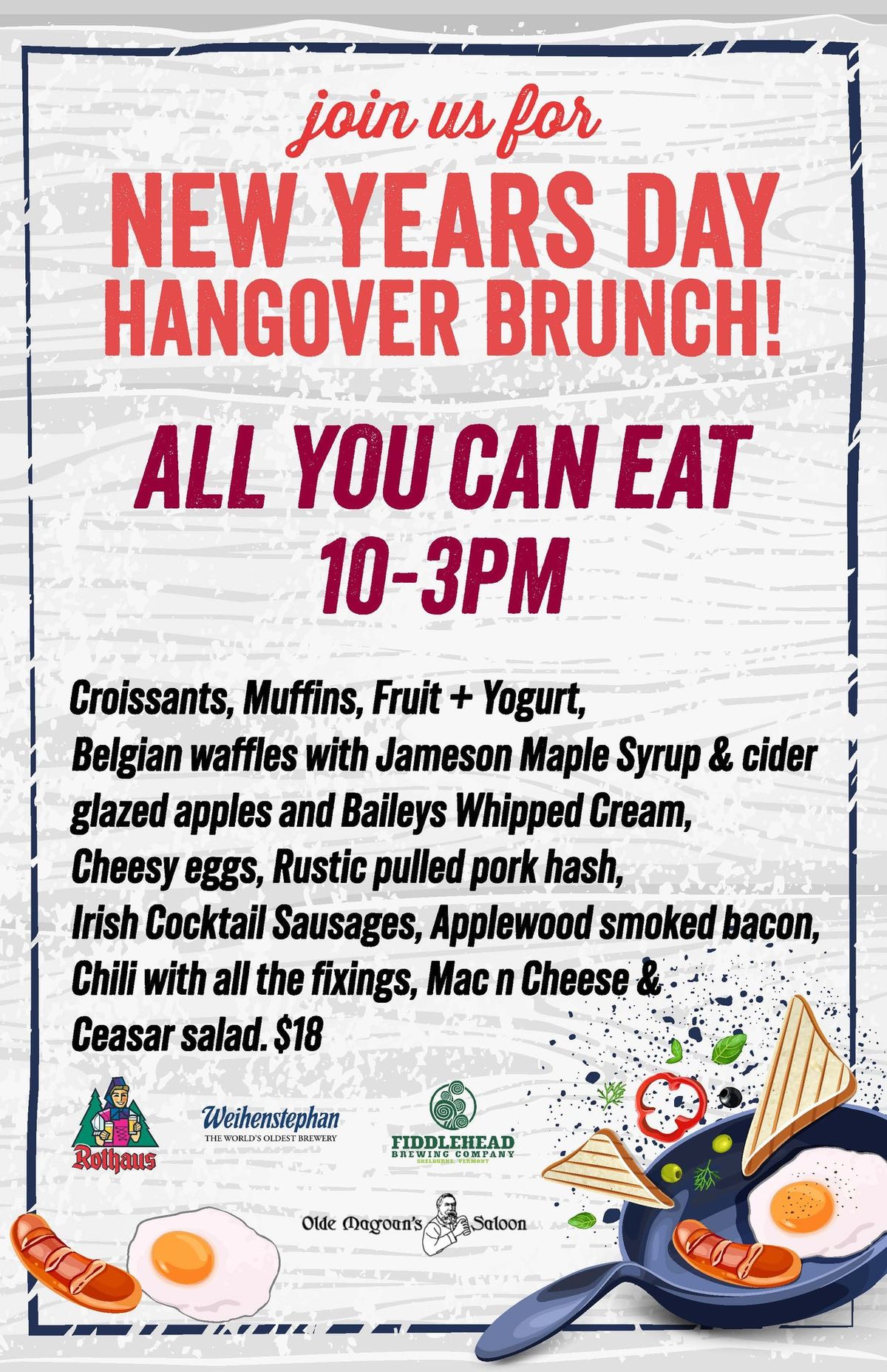 New Year's Day Hangover Brunch