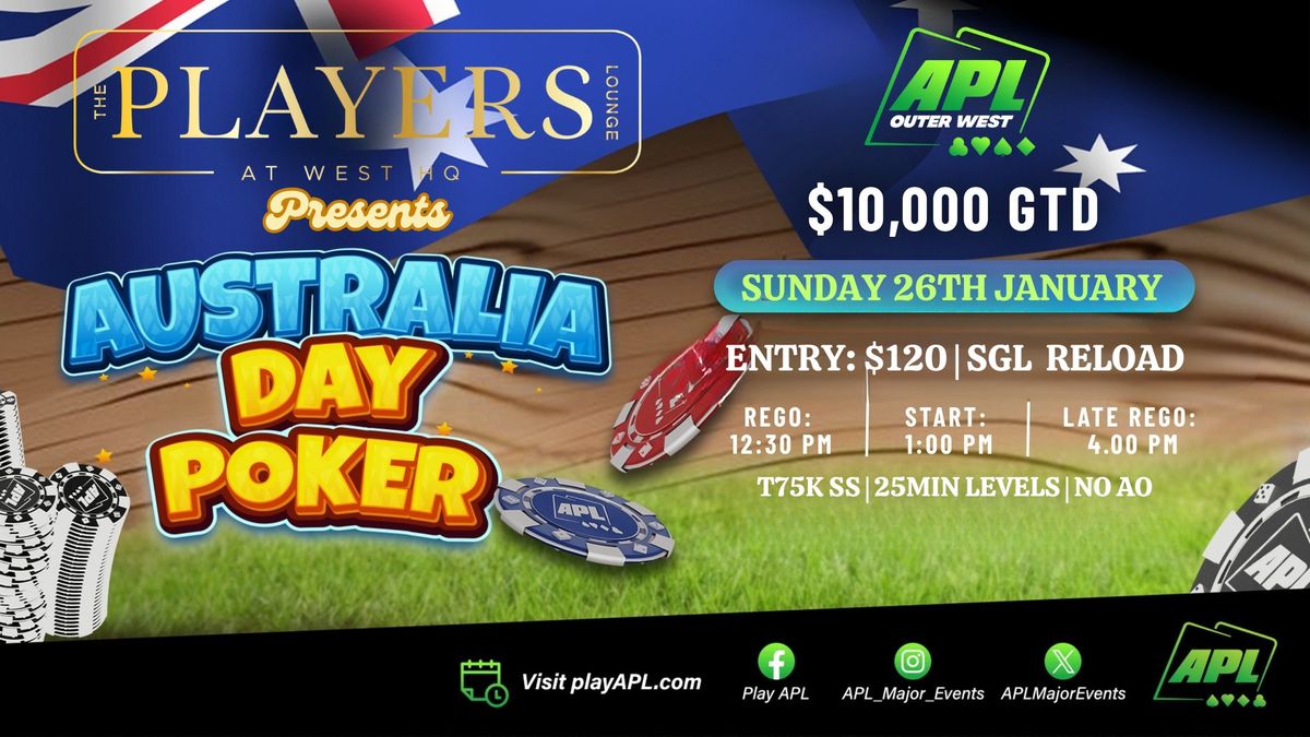 AUSTRALIA DAY POKER 