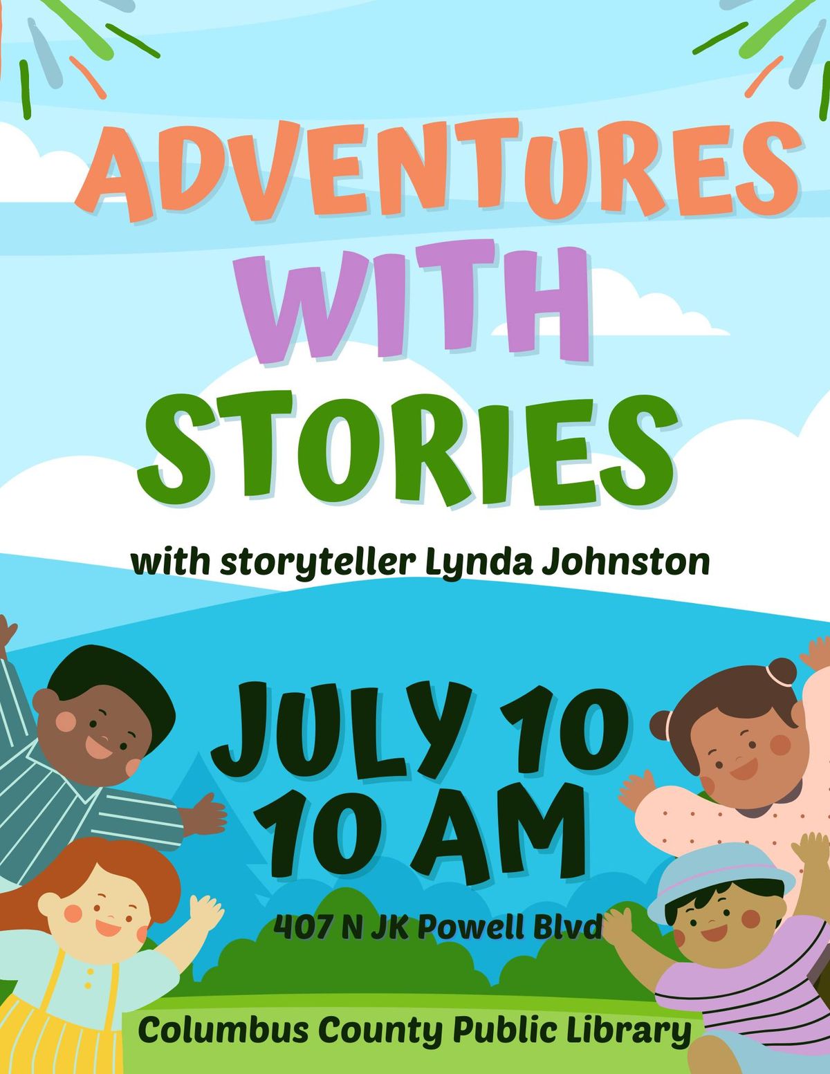 Adventures in Stories with Storyteller Lynda Johnston