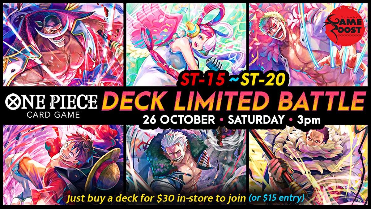 ONE PIECE Card Game ST-15 ~ ST-20 DECK LIMITED BATTLE