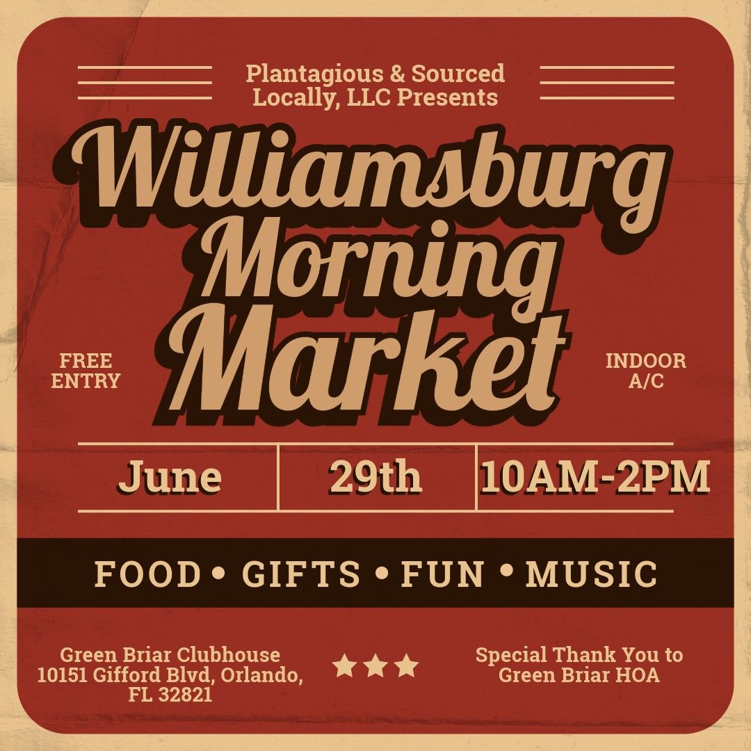 Williamsburg Florida Morning Market