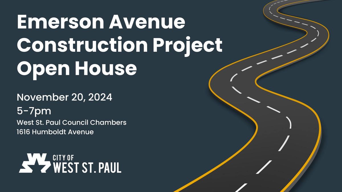 Emerson Avenue Construction Project Open House