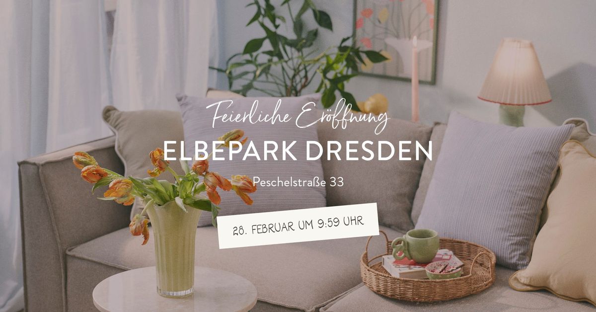 Gr\u00f6\u00dfe Er\u00f6ffnung im Elbepark Dresden