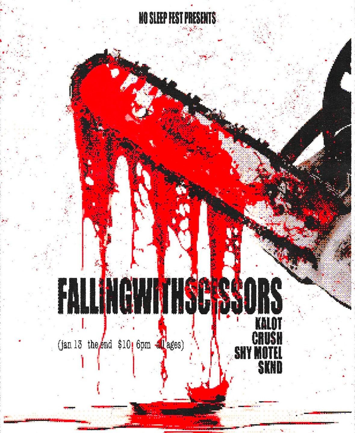 No Sleep Fest presents fallingwithscissors live at The End