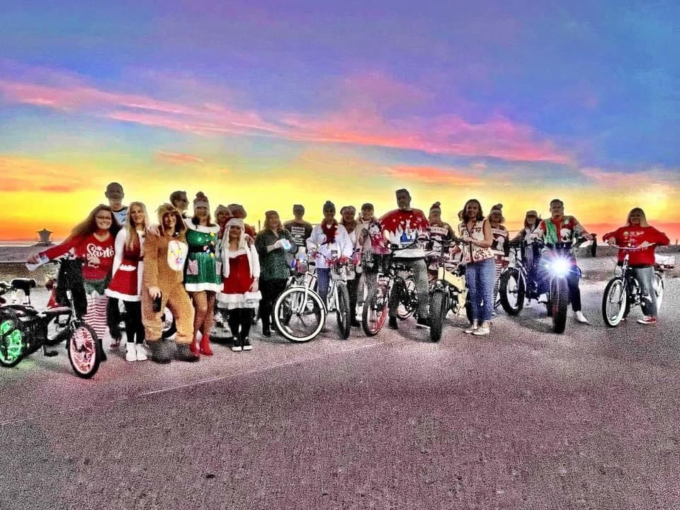 Huntington Beach Bike Ride Group's 3rd Annual Ugly Sweater Christmas Roll Out!