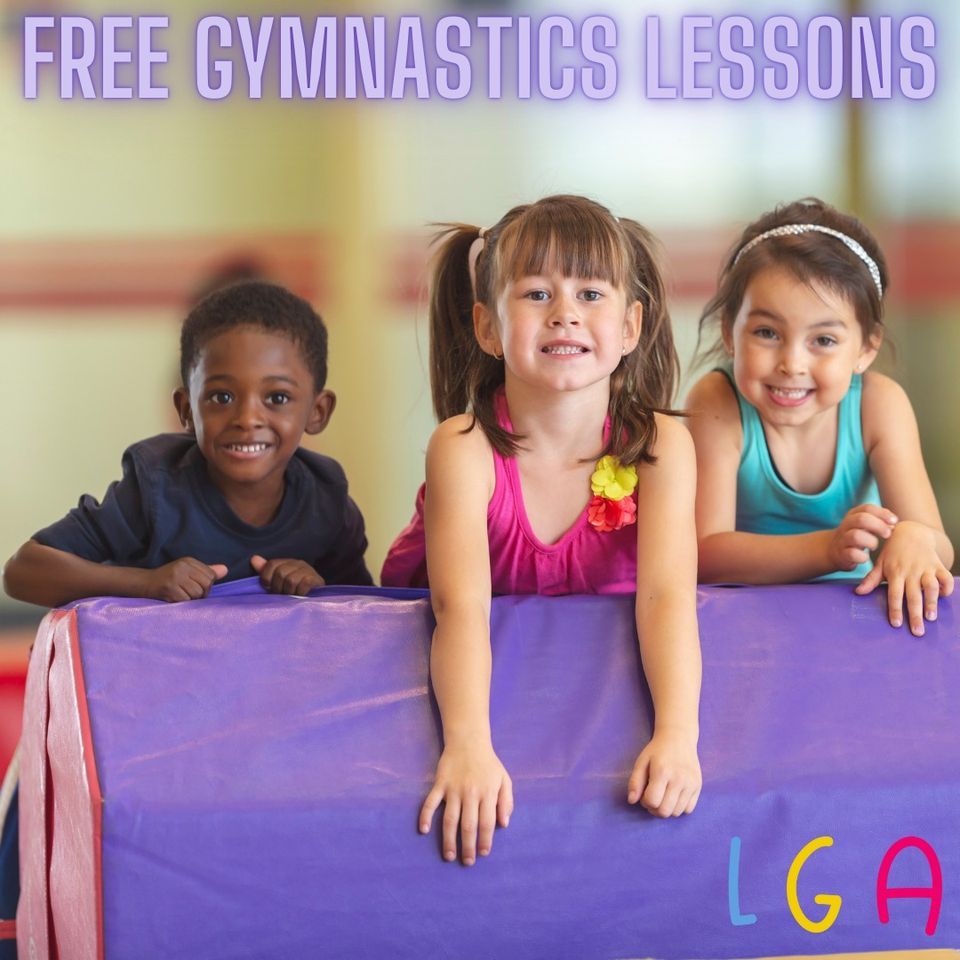 free gymnastics and trampolining lessons