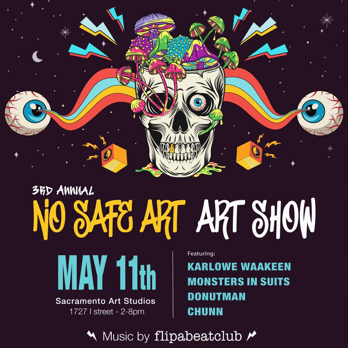 2nd Saturday Art--No Safe Art at The Art Studios