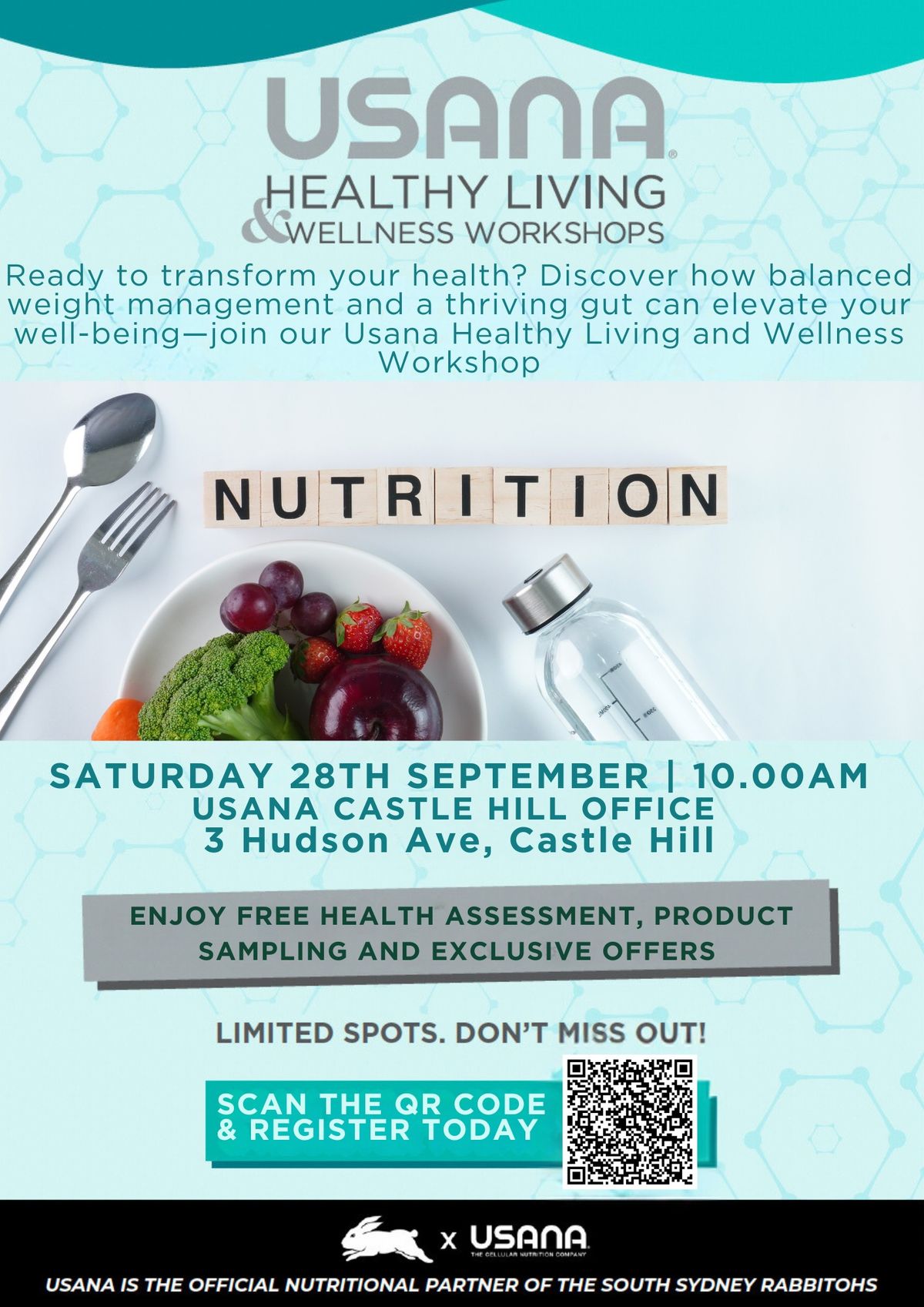 USANA Healthy Living & Wellness Workshop- Weight Management and Gut Health