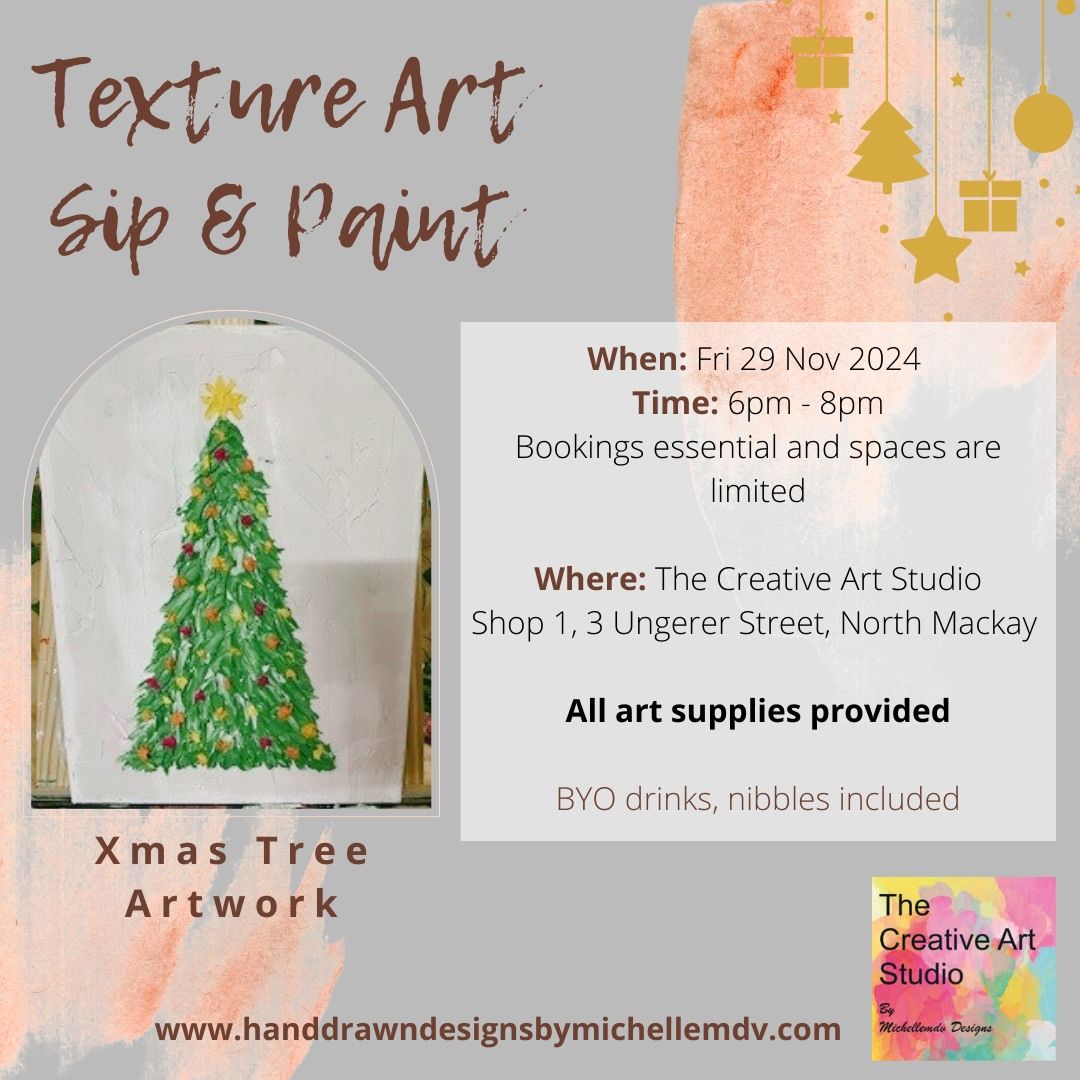 Fri 29 Nov - Texture Art Xmas Tree