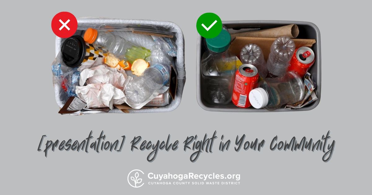 [presentation] Recycle Right in Your Community