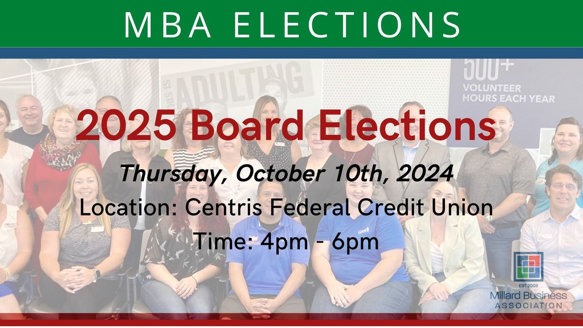 MBA Board Elections 2025