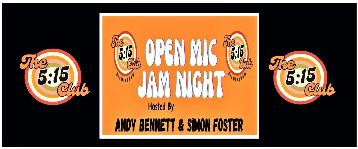 Open Mic Night with Andy Bennett & Simon Foster Free In!