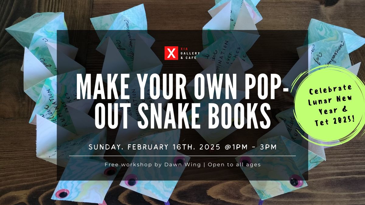 FREE Make your own Pop-out Snake Books | Lunar New Year \/ Tet 2025