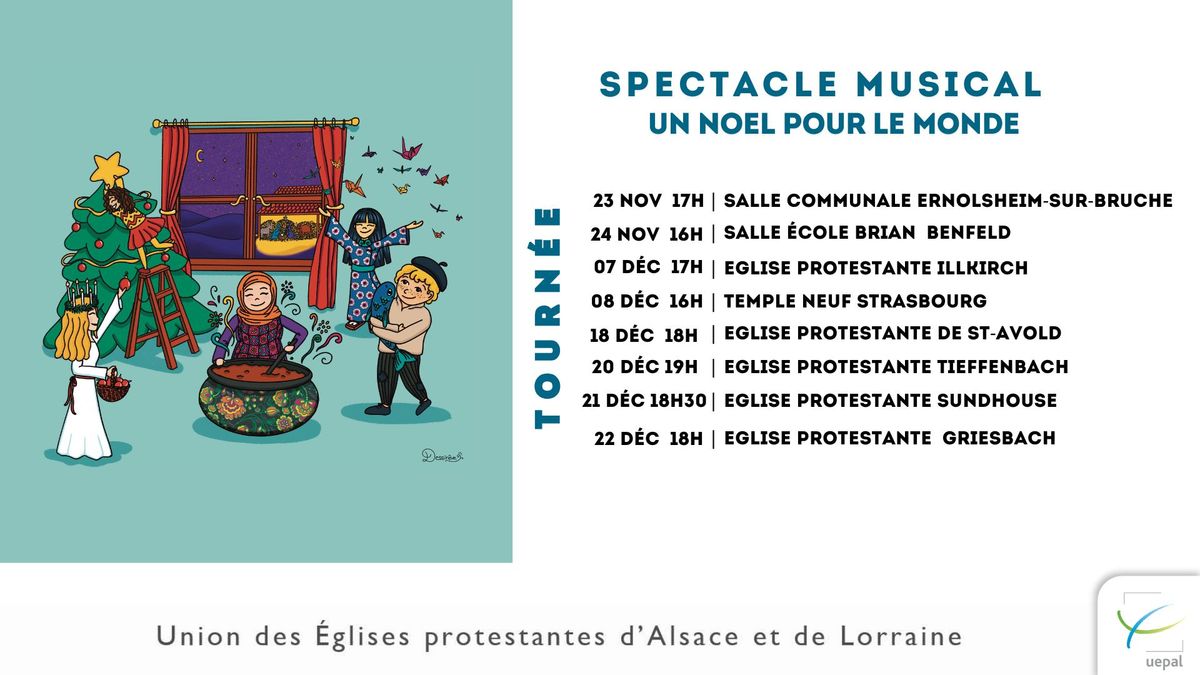 Troun\u00e9e Alsacienne : " Spectacle Un Noel pour le monde" 