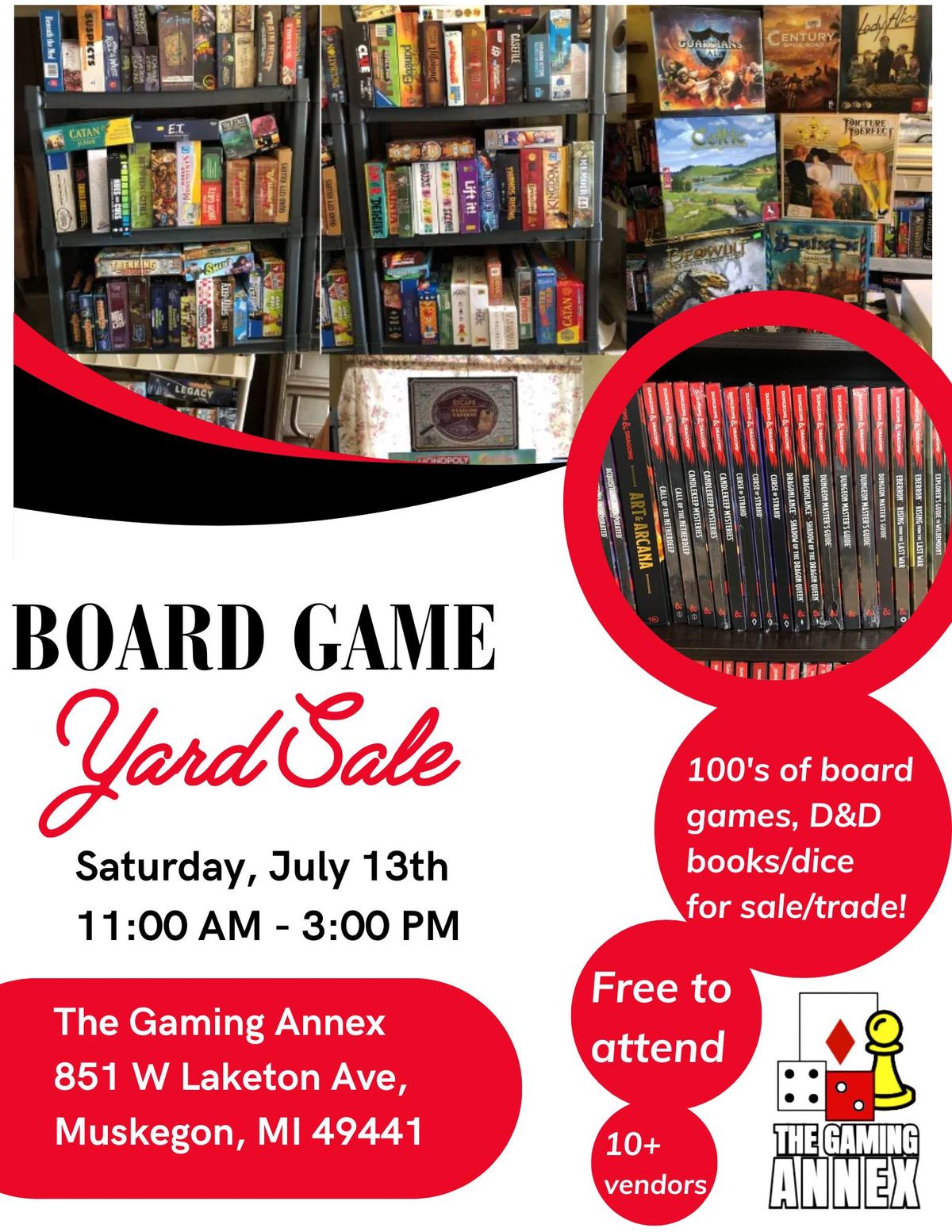 Board Game\/RPG Yard Sale