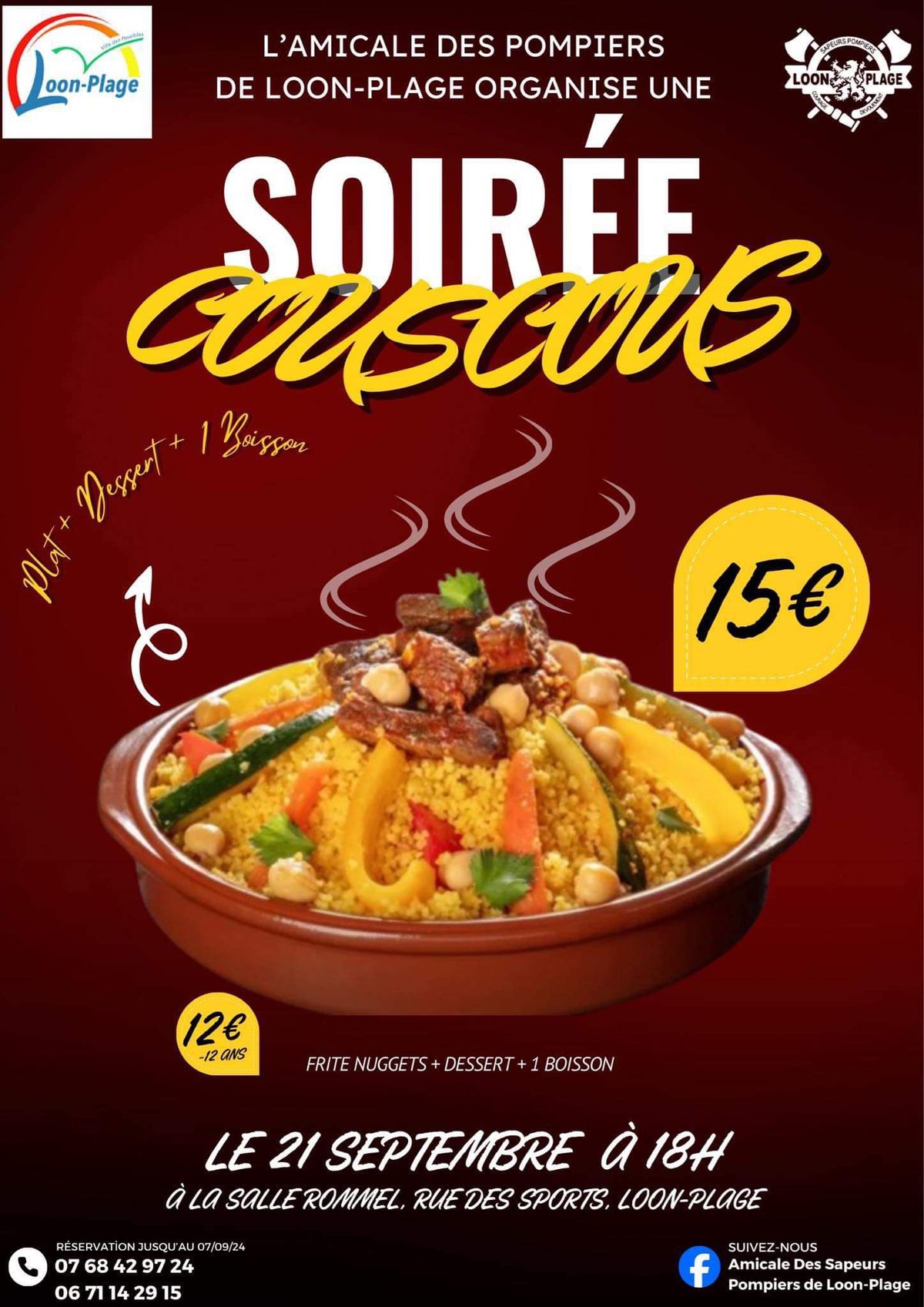 Soir\u00e9e couscous \ud83d\udd7a\ud83c\udffb\ud83d\ude92