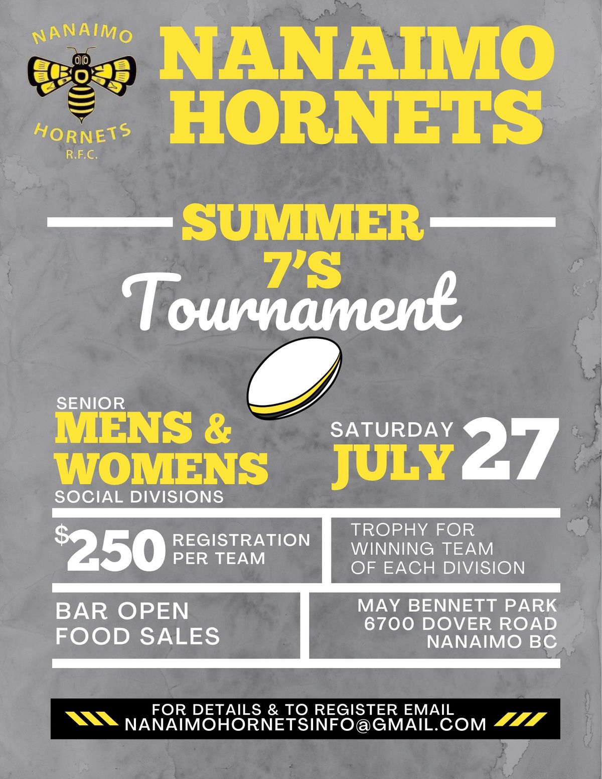 Nanaimo Hornets 7s Social Division Tournament